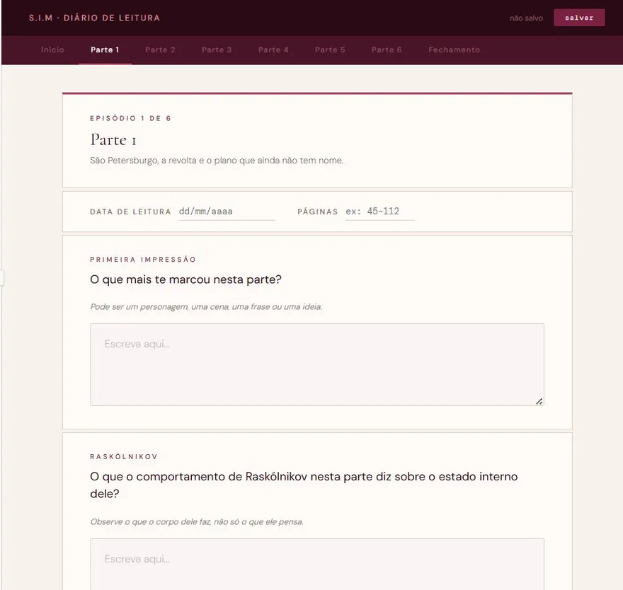 Diário de Leitura — página 2